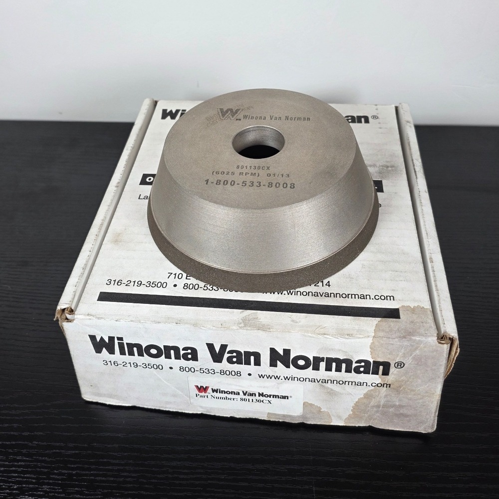 Winona Van Norman 6 Inch 801130CX Grinding Wheel 6025 RPM Flywheel Grinder Part